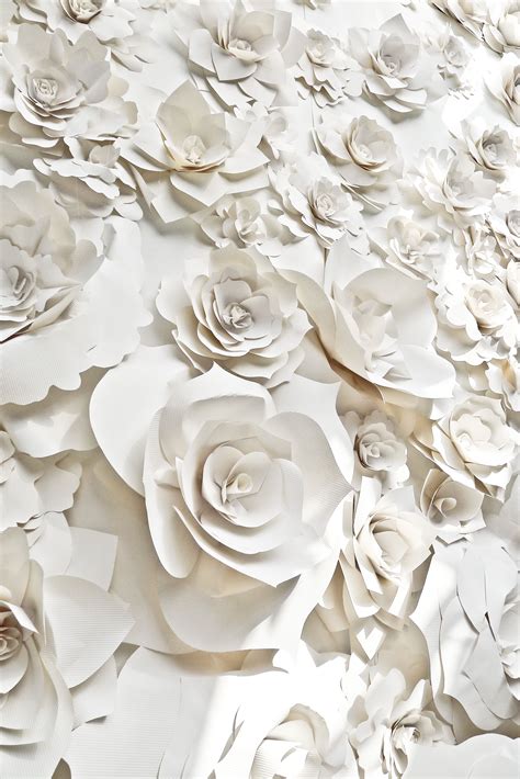 Chanel paper wall decor